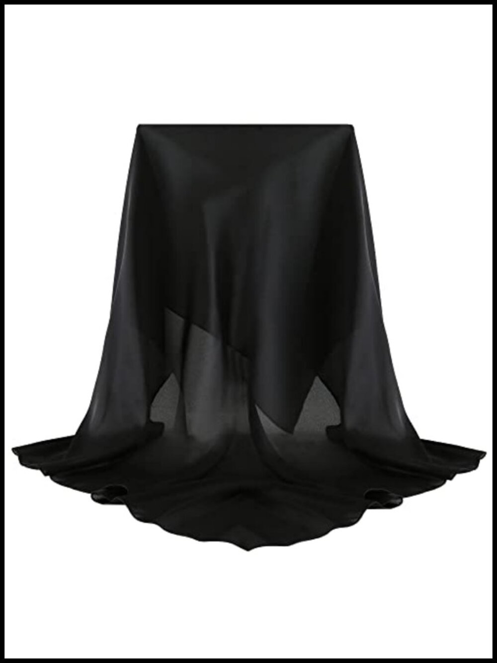 100% Mulberry Silk Scarf 35 Inch Square Large Hair Head Wrap Scarf